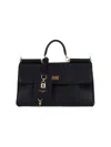 Dolce & Gabbana Black My Sicily Handbag In Black
