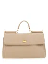 Dolce & Gabbana Grey Leather My Sicily Handbag