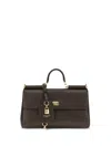 Dolce & Gabbana My Sicily Medium Tote Bag With Handle In Brown