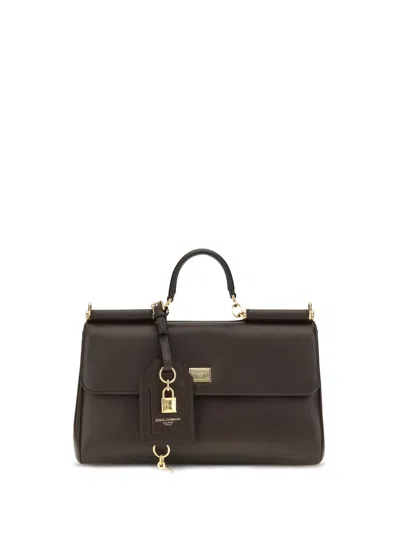 Dolce & Gabbana My Sicily Handbag In Brown