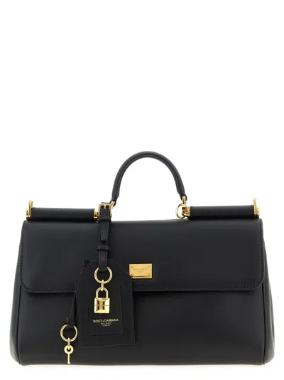 Dolce & Gabbana My Sicily Handbag In Black