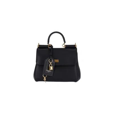 Dolce & Gabbana My Sicily Handbag In Black