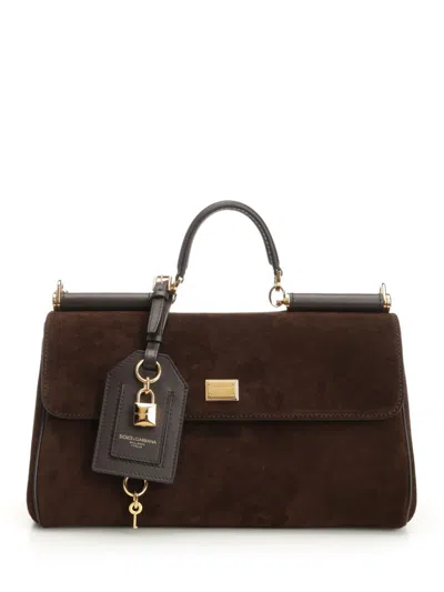 Dolce & Gabbana My Sicily Handbag In Brown