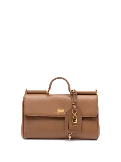 Dolce & Gabbana `my Sicily` Handbag In Brown