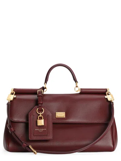 Dolce & Gabbana "my Sicily" Handbag In Burgundy