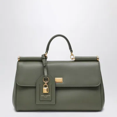 DOLCE & GABBANA DOLCE & GABBANA MY SICILY HANDBAG IN MILITARY