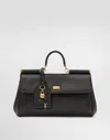 Dolce & Gabbana Women Sicily Soft Leather Handbag