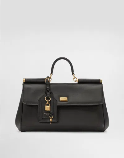 DOLCE & GABBANA MY SICILY HANDBAG IN PLONGÉ CALFSKIN