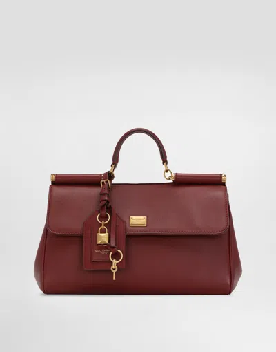 DOLCE & GABBANA MY SICILY HANDBAG IN PLONGÉ CALFSKIN