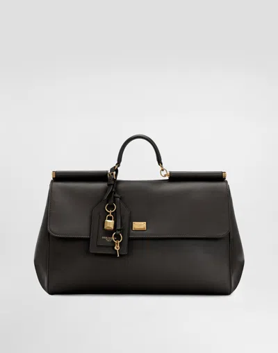 DOLCE & GABBANA MY SICILY HANDBAG IN PLONGÉ CALFSKIN