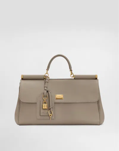 DOLCE & GABBANA MY SICILY HANDBAG IN PLONGÉ CALFSKIN