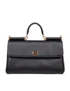 Dolce & Gabbana My Sicily Handbag In Plongé Calfskin