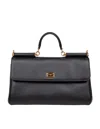 Dolce & Gabbana My Sicily Handbag In Plongé Calfskin