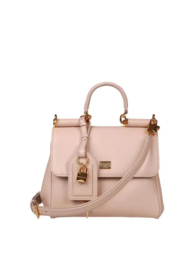 Dolce & Gabbana My Sicily Handbag In Nude