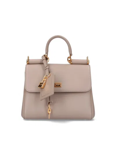 Dolce & Gabbana 'my Sicily' Handbag In Sand