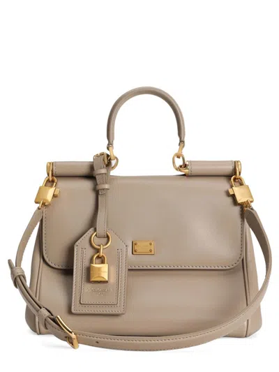Dolce & Gabbana "my Sicily" Handbag In Sand