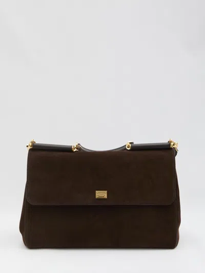 Dolce & Gabbana Suede My Sicily Bag