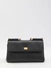 Dolce & Gabbana My Sicily Leather Handbag In Black