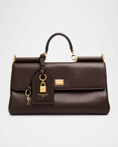 Dolce & Gabbana My Sicily Leather Top-handle Bag