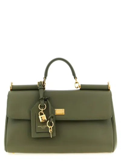 Dolce & Gabbana My Sicily Maxi Handbag In Black