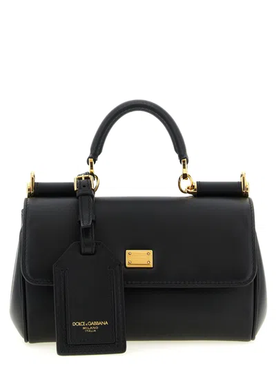 Dolce & Gabbana 'my Sicily' Mini Handbag In Black