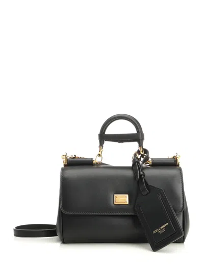 Dolce & Gabbana My Sicily Mini Handbag Handbags Black