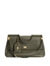 Dolce & Gabbana My Sicily Padlock Top-handle Tote Bag In Green