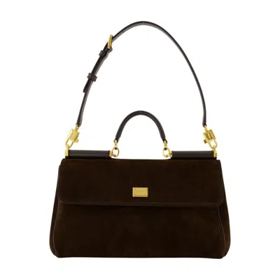 Dolce & Gabbana My Sicily Purse In Brown