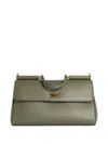 Dolce & Gabbana My Sicily Soft Leather Handbag In Green