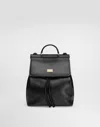 Dolce & Gabbana Backpack With Logo In Black