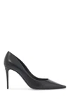 Dolce & Gabbana Black Pointed Pumps With Dg Detail