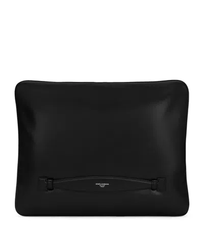 DOLCE & GABBANA NAPPA LEATHER POUCH