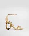Dolce & Gabbana Keira Sandals In Gold