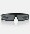 Dolce & Gabbana Narrow Wraparound Acetate Sunglasses In 0