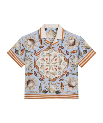 Dolce & Gabbana Nautical-print Shirt In Blue
