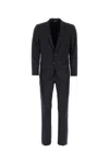 Dolce & Gabbana Blue Stretch Wool Martini Two-piece Suit In Navy
