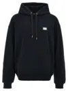 Dolce & Gabbana Hoodie With Drawstring And Kangaroo Pocket In Blue