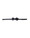 Dolce & Gabbana Navy Blue Silk Patterned Adjustable Men Papillon Bow Tie In Navy Blue