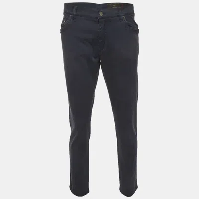 Pre-owned Dolce & Gabbana Navy Blue Stretch Denim Jeans Xxxl/waist 38"
