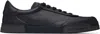 Dolce & Gabbana Gray Calfskin Portofino Yacht Sneakers In Black