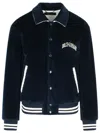 Dolce & Gabbana Navy Cotton Bomber Jacket Men In Blue