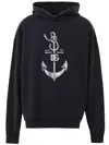 Dolce & Gabbana Printed Washed Cotton Jersey Hoodie