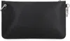 Dolce & Gabbana Necessaire Leather Flat Pouch In Black