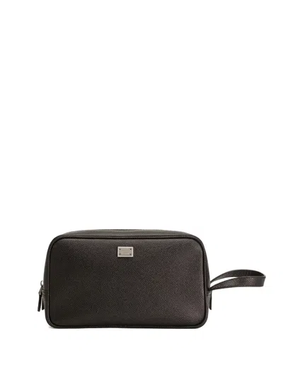 Dolce & Gabbana Necessaire Sicily In Calfskin