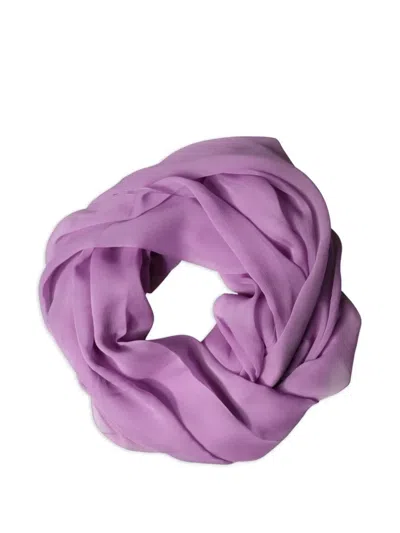 Dolce & Gabbana Silk Stole Neck Wrap Shawl Men Scarf In Purple