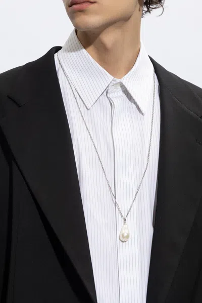 Dolce & Gabbana Necklace With Charms In Silver