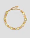 Dolce & Gabbana Necklace With Dg Logo And Rhinestones In Oro