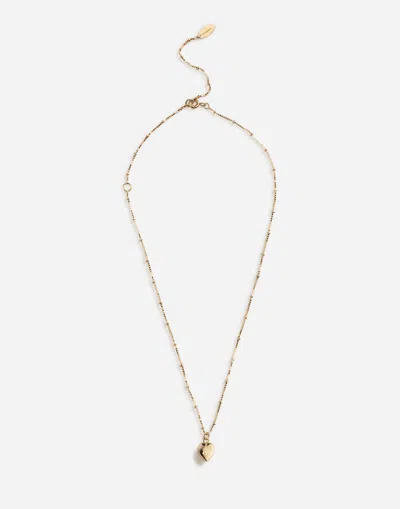 Dolce & Gabbana Necklace With Heart Charm In Gold
