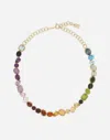 Dolce & Gabbana Necklace With Multi-colored Gems In Gold