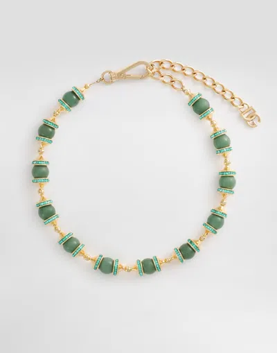 Dolce & Gabbana Necklace With Spheres In Gold